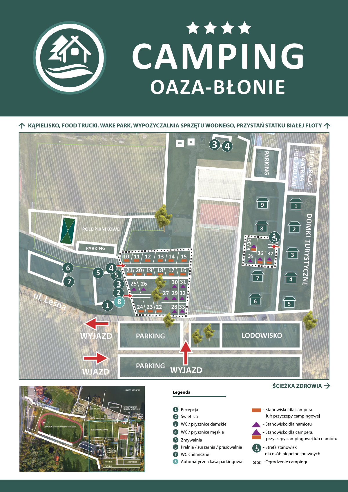 Mapka camping Błonie