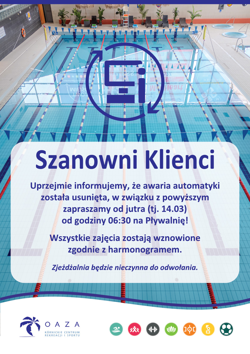 Strefa basenowa otwarta