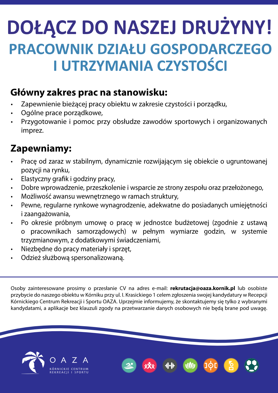 Dział utrzymania czystości