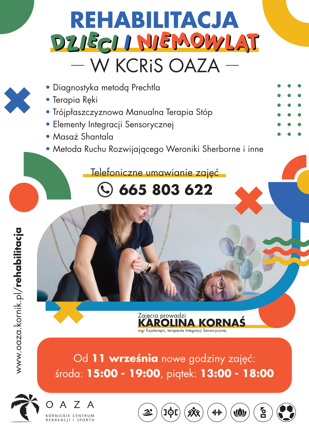 Rehabilitacja dzieci i niemowląt nowe godziny